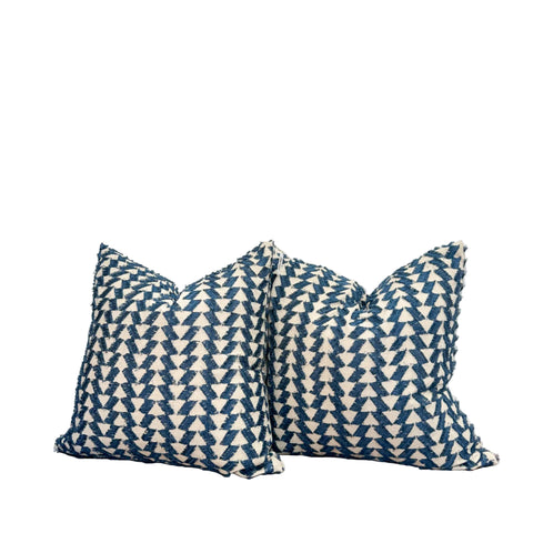 22" Fringe Indigo (Pair with Inserts)