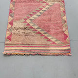 Turkish Rug - Pink Zig Zag - 3'x11'5