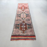 Burgundy/Teal Ombre Turkish Rug - 2'9x10'6