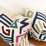 Pair- 22" Rain Dance Embroidery