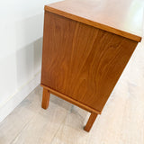 Danish Teak Credenza w/ Sliding Doors