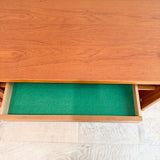 Danish Teak Credenza w/ Sliding Doors
