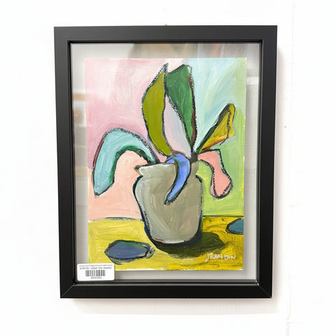 Out on a leaf Original Painting SM2 Framed