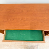 Danish Teak Credenza w/ Sliding Doors