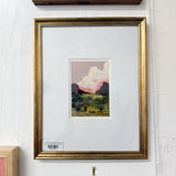 5x7" Framed Landscape Study 5