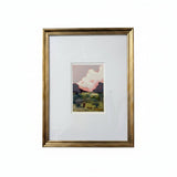 5x7" Framed Landscape Study 5