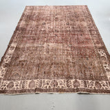 Turkish Oushak Rug - Burgundy 6'11x10'3