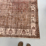 Turkish Oushak Rug - Burgundy 6'11x10'3