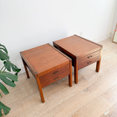 Pair of Mid Century Lane End Tables