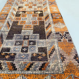 Turkish Runner/Orange Purp. Grey - 2'8x11'3