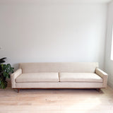 Mid Century Long Sofa - New Upholstery