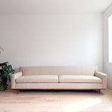 Mid Century Long Sofa - New Upholstery