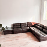 Percival Lafer Leather Sectional