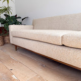 Mid Century Long Sofa - New Upholstery