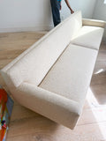 Mid Century Long Sofa - New Upholstery