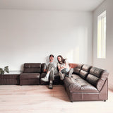 Percival Lafer Leather Sectional