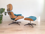 Eames Style Lounge Chair + Ottoman