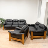 Vintage Scandinavian Style Sofa Loveseat + Chair Set