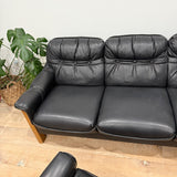 Vintage Scandinavian Style Sofa Loveseat + Chair Set
