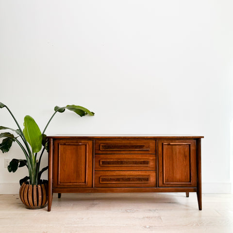 Mid Century Walnut Media Cabinet