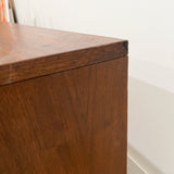 Walnut 9 Drawer Low Dresser