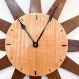 Handmade Local Artisan MCM Clock - Walnut