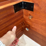 Danish Teak King Torring Bed w/ Nightstands