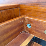Danish Teak King Torring Bed w/ Nightstands