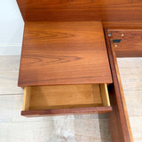 Danish Teak King Torring Bed w/ Nightstands