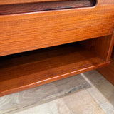 Danish Teak King Torring Bed w/ Nightstands