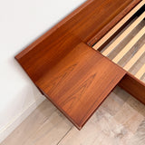 Danish Teak King Torring Bed w/ Nightstands