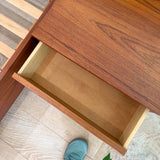 Danish Teak King Torring Bed w/ Nightstands