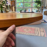 Danish Cherry Sliding Expandable Table with Pop Out Leaves by Skovby