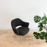 Knoll Chair w/ New Grey Boucle