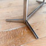 Adri Belgique Chrome and Tile Coffee Table