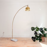 Mid Century Brass Arc Lamp