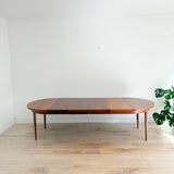 Walnut Dining Table w/ 4 Leaves
