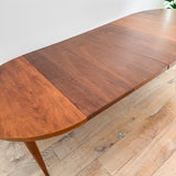 Walnut Dining Table w/ 4 Leaves