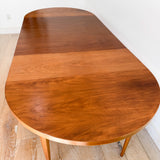 Walnut Dining Table w/ 4 Leaves