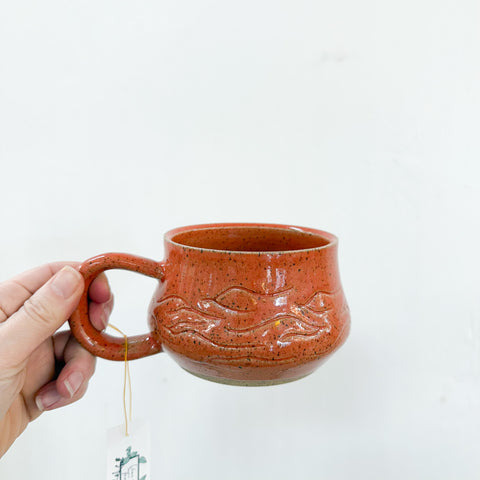 17 oz Waves Mug Cherry