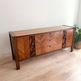 United Tiki Walnut Dresser