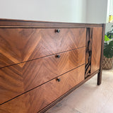 United Tiki Walnut Dresser