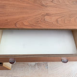 Mid Century Desk w/ Chrome Drawer Pulls