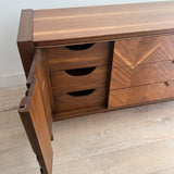 United Tiki Walnut Dresser