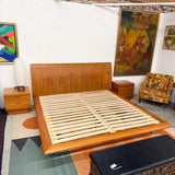 Teak King Size Platform Bed
