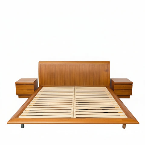 Teak King Size Platform Bed