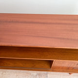 Teak + Walnut Media Cabinet/Bar