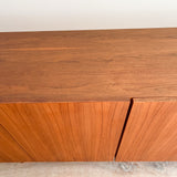 Teak + Walnut Media Cabinet/Credenza