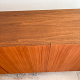 Teak + Walnut Media Cabinet/Credenza