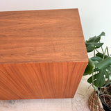 Teak + Walnut Media Cabinet/Credenza